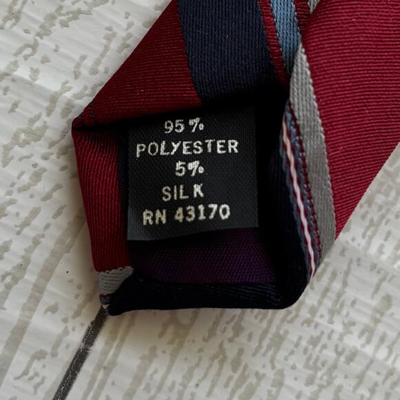 Vintage Sears Men's Store Silk Blend Tie - Picture 8 of 9